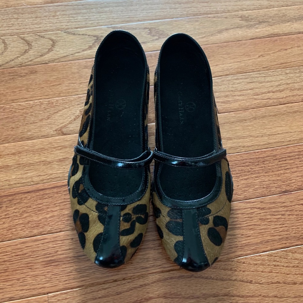 Cole Hahn Nike air leopard print Mary Jane